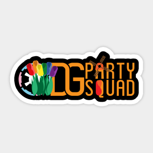 DG pride party squad Sticker